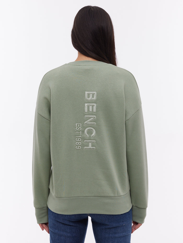 Joda Green GR049 Crews Oversized Embroidery Shot 2