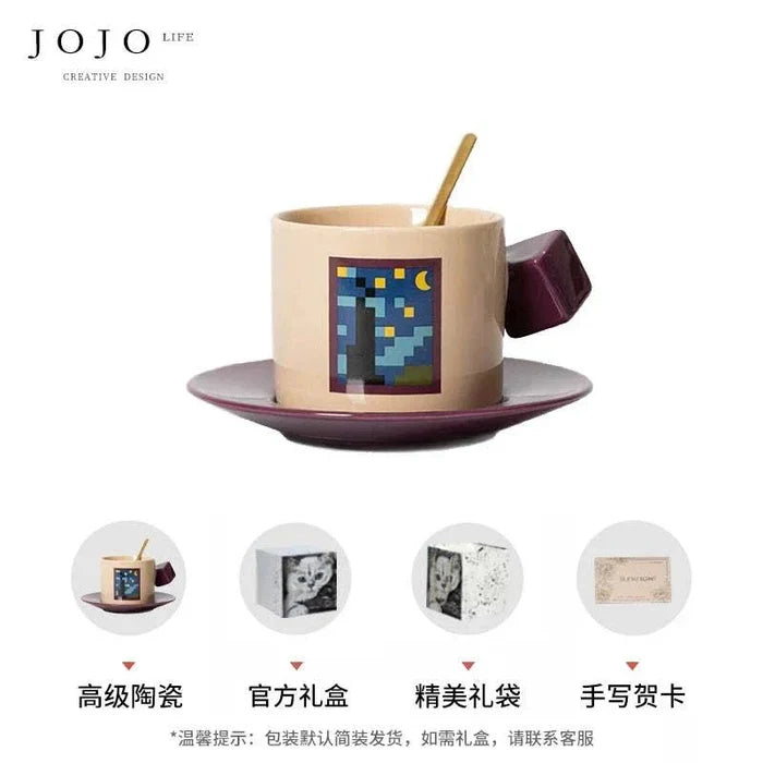 [Cylindrical model]? Starry sky? (Unique handle design)