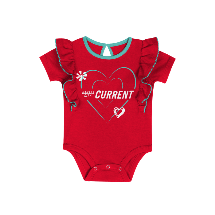 KC Current Newborn Sassy Ruffle Onesie Set