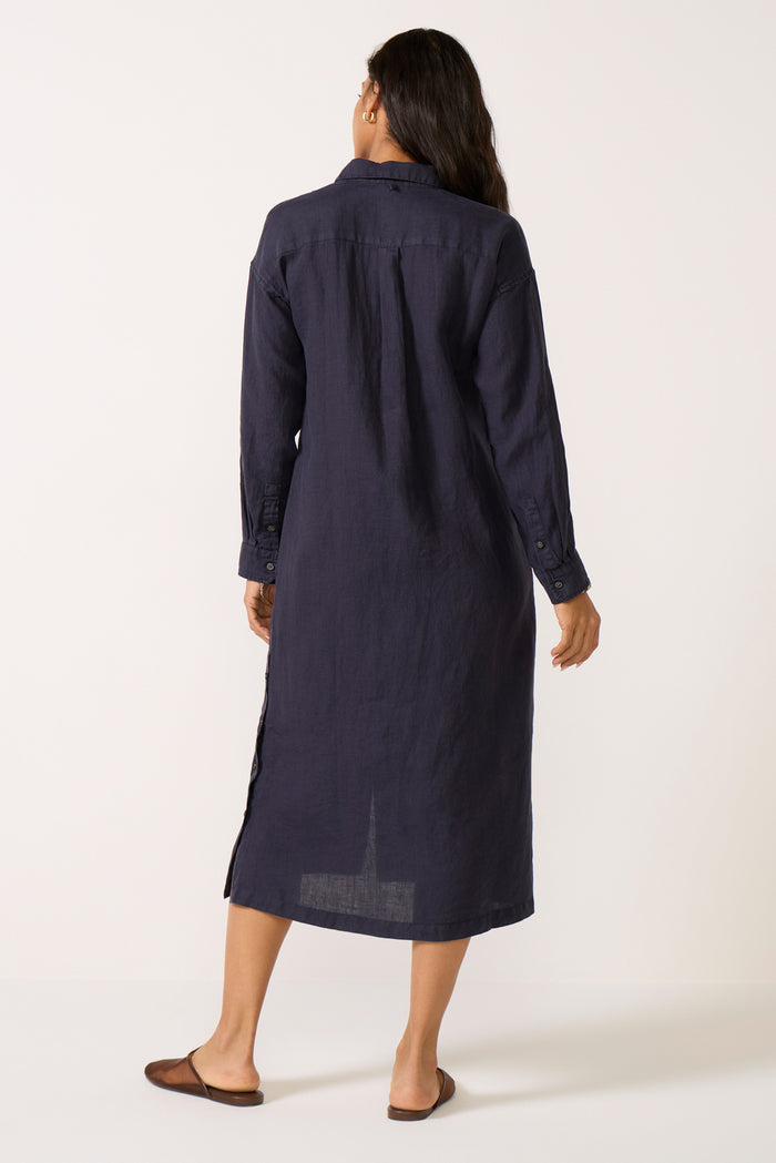 Kerry Linen Shirt Dress