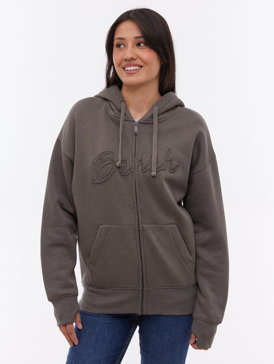 Kingra Grey GY052 Zips Oversized Embroidery Shot 1