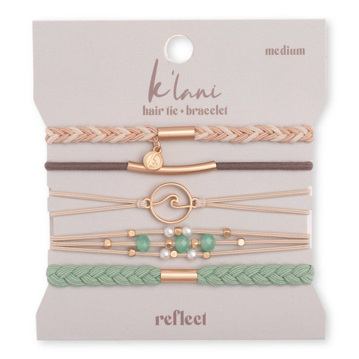 K'lani hair tie bracelets - "Reflect"