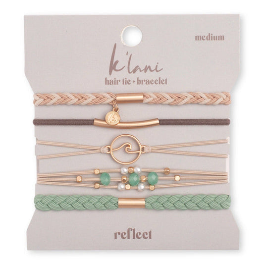 K'lani hair tie bracelets - "Reflect"