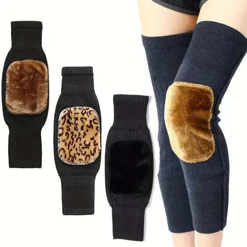 Knee Warm Thick Wool Blend Thermal Pads – Warm Relief & Support (2 Pcs)