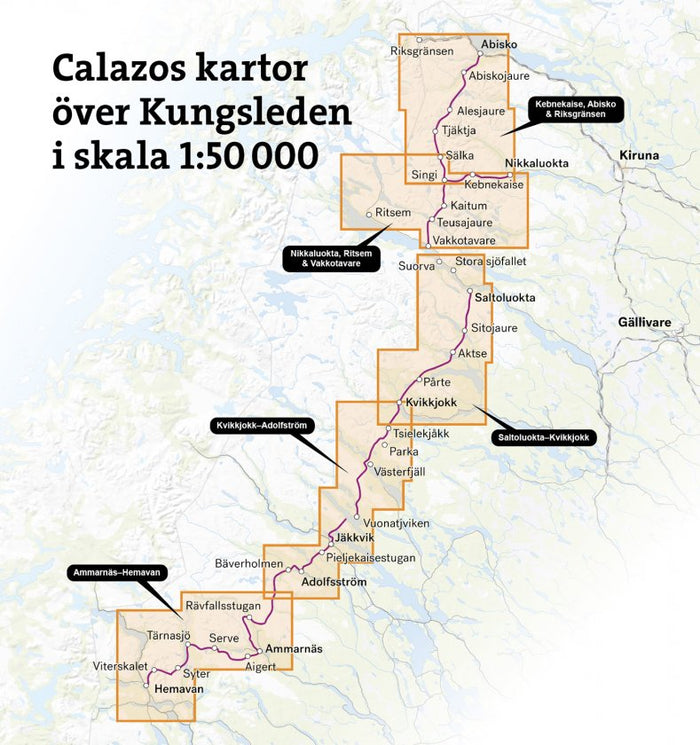 Kungsleden map package