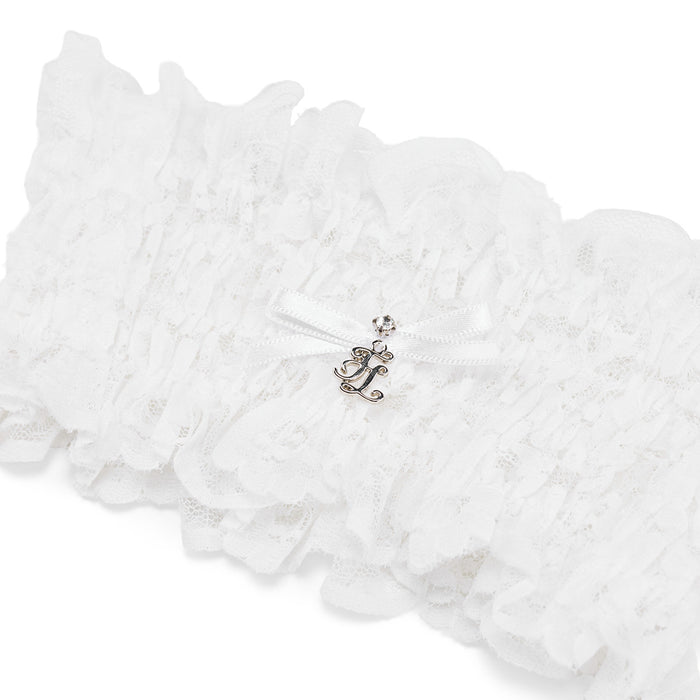 Lace Neck Scarf (White)