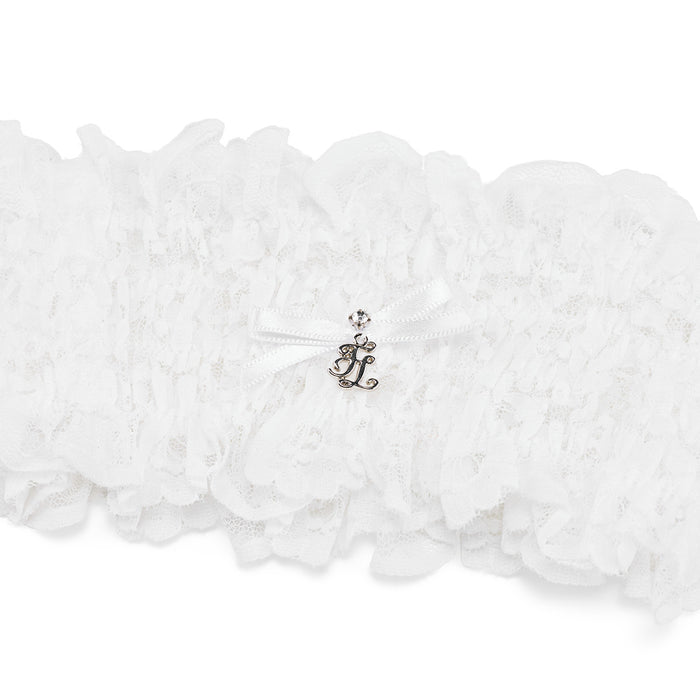Lace Neck Scarf (White)
