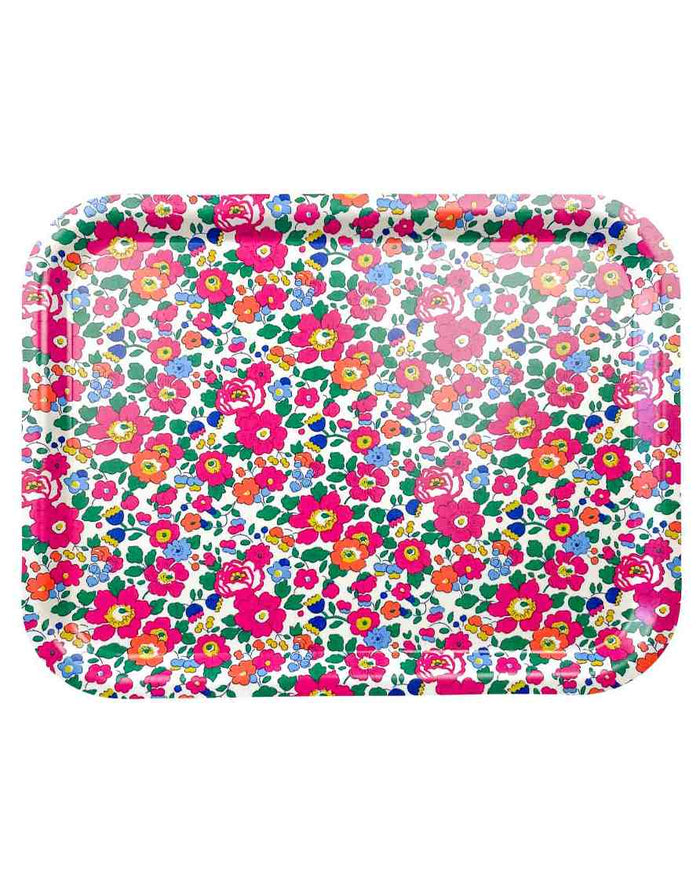 Large Tray in Liberty Betsy Pink