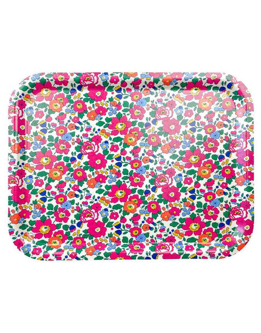 Large Tray in Liberty Betsy Pink