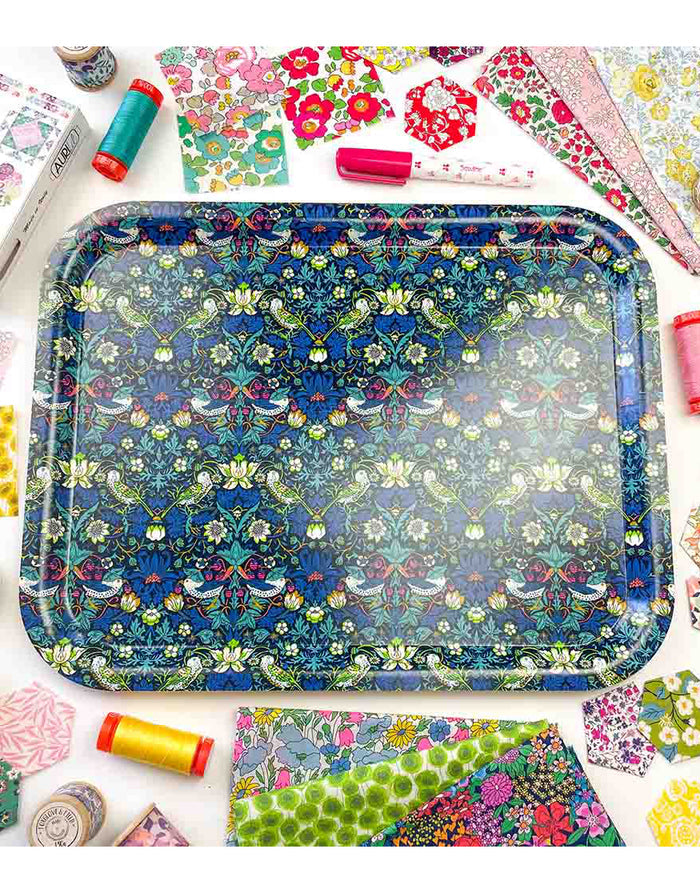 Large Tray in Liberty Strawberry Thief