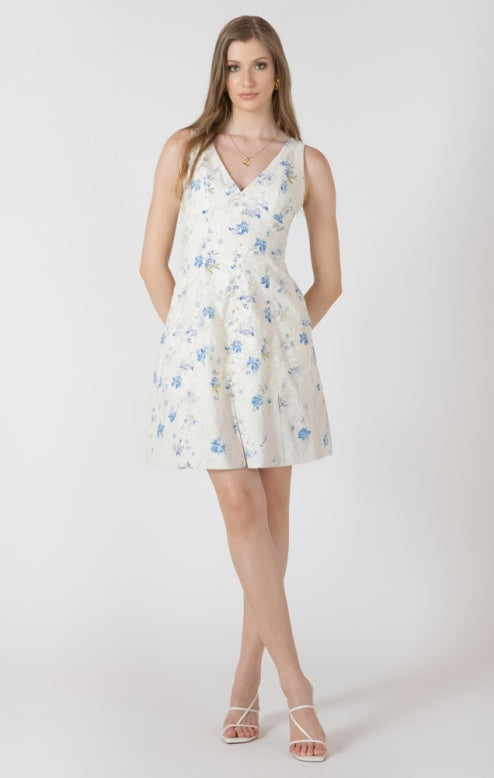 Lavender Floral Dress