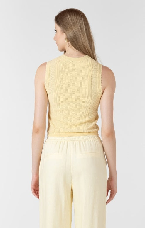 Lemon Butter Knit Tank