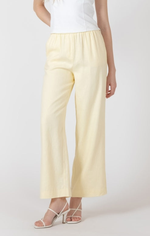 Lemon Butter Wide Leg Pants