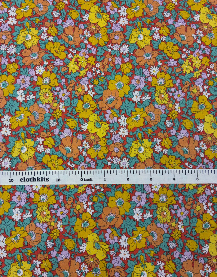 Liberty Fabrics Lasenby Quilting Cotton, Everlasting - Cosmos Song B
