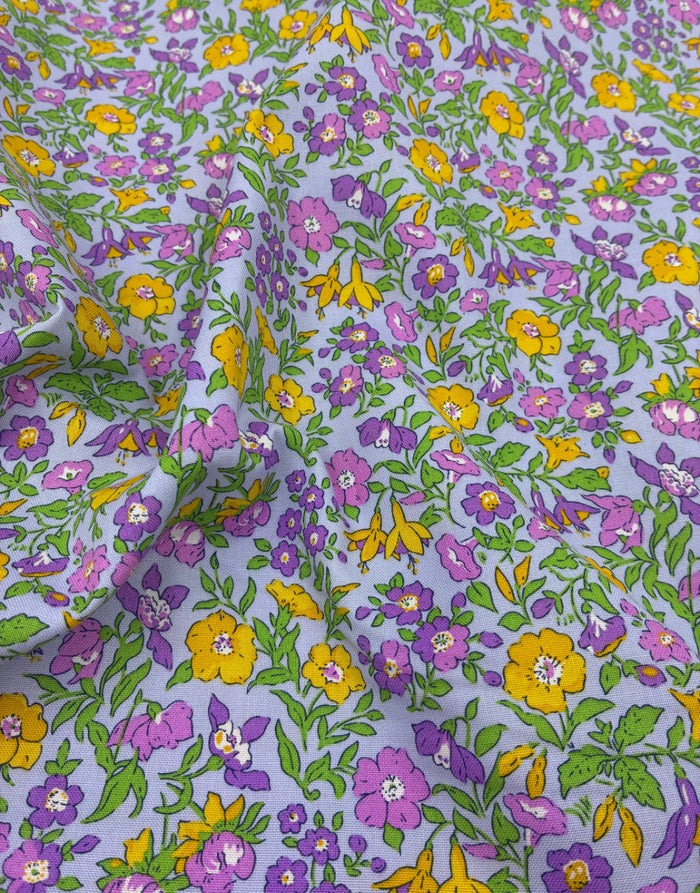 Liberty Fabrics Lasenby Quilting Cotton, Everlasting - Mamie Flower A