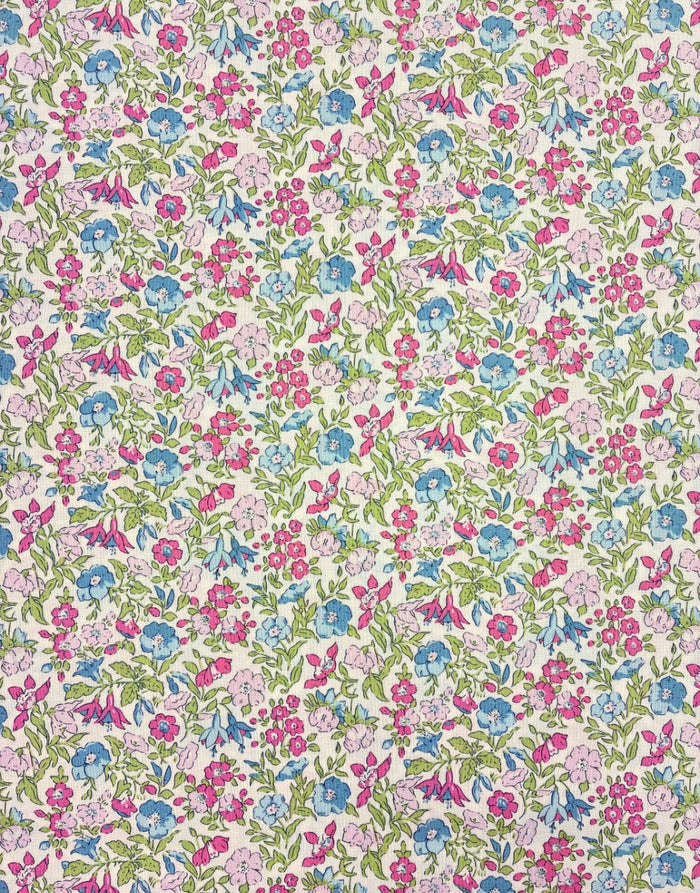Liberty Fabrics Lasenby Quilting Cotton, Everlasting - Mamie Flower B