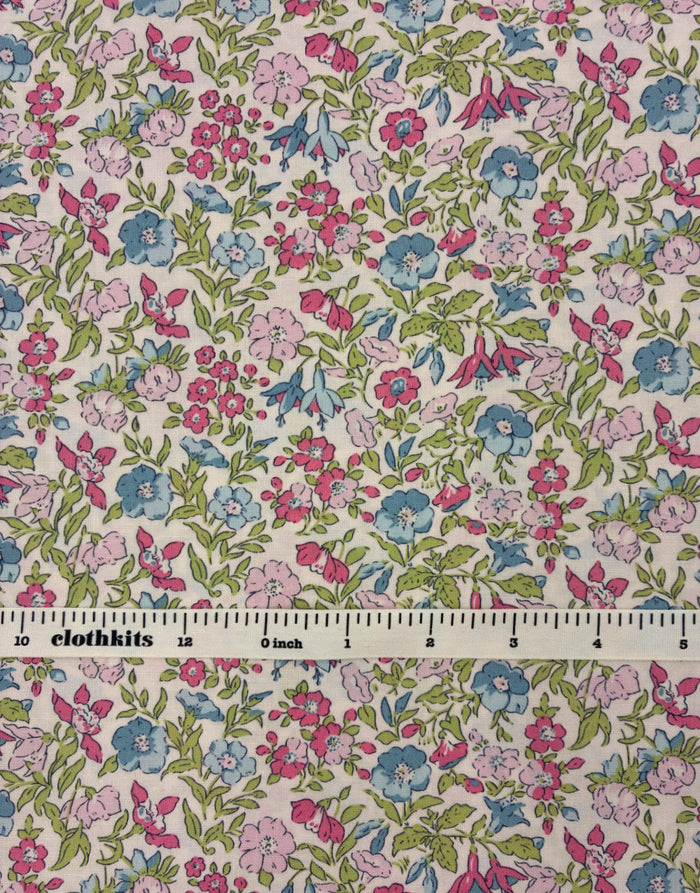 Liberty Fabrics Lasenby Quilting Cotton, Everlasting - Mamie Flower B