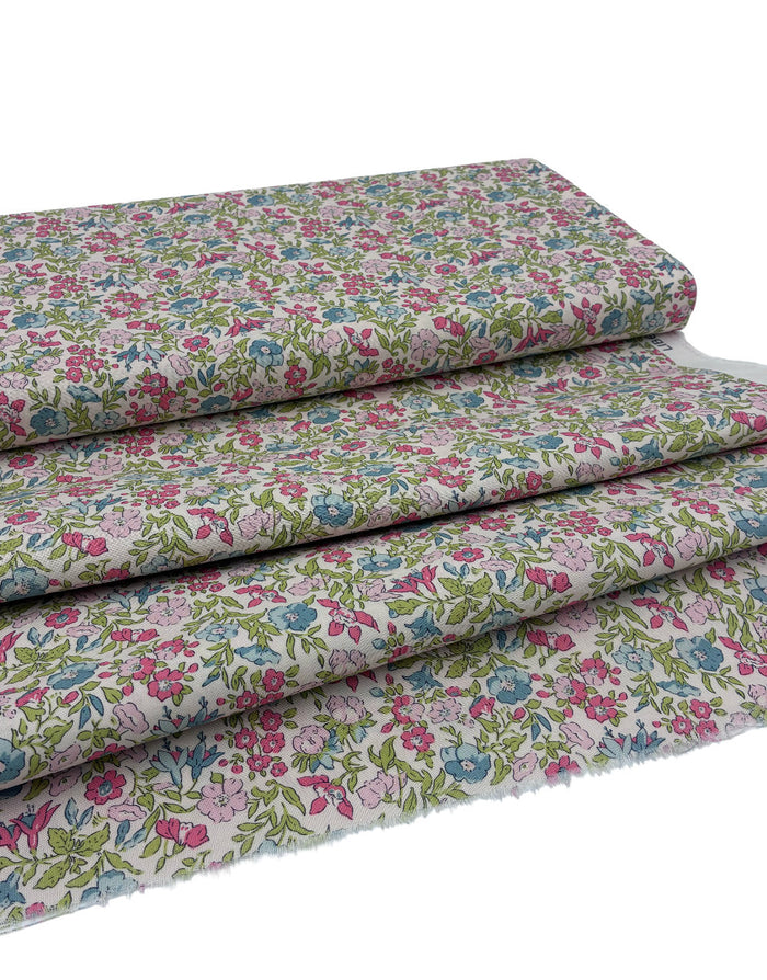 Liberty Fabrics Lasenby Quilting Cotton, Everlasting - Mamie Flower B