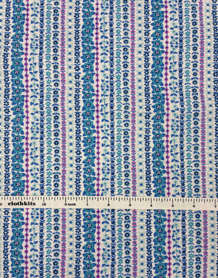Liberty Fabrics Lasenby Quilting Cotton, Everlasting - Soho Stripe A