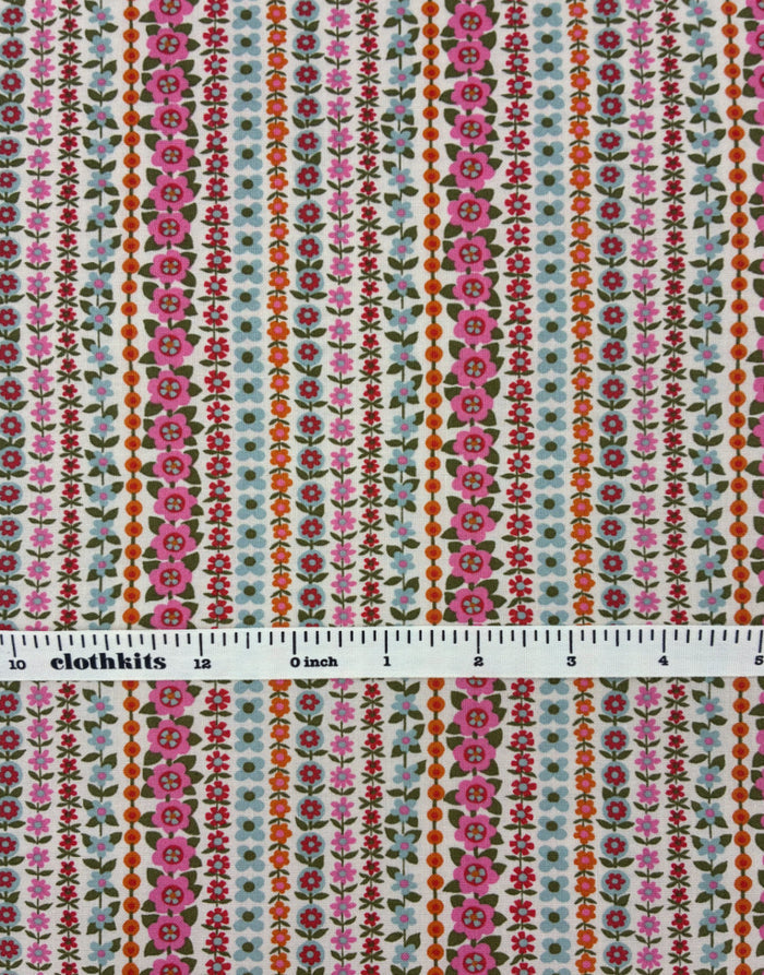 Liberty Fabrics Lasenby Quilting Cotton, Everlasting - Soho Stripe B