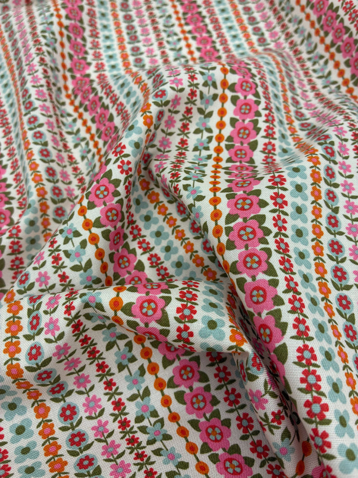 Liberty Fabrics Lasenby Quilting Cotton, Everlasting - Soho Stripe B