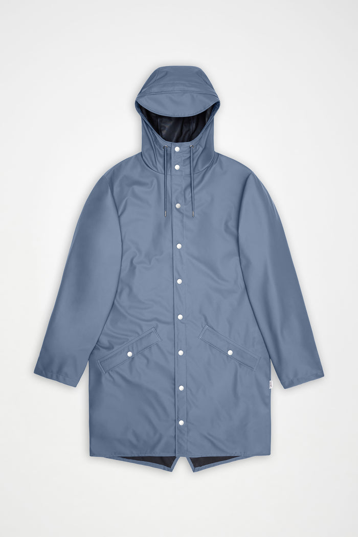 RAINS Long Jacket Blue Dusk Jacket