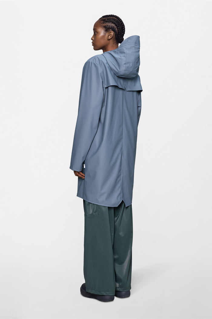 RAINS Long Jacket Blue Dusk Jacket