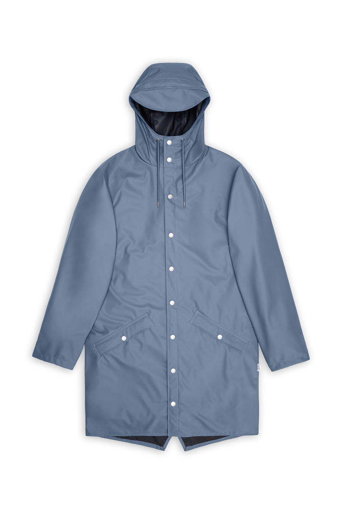 RAINS Long Jacket Blue Dusk Jacket