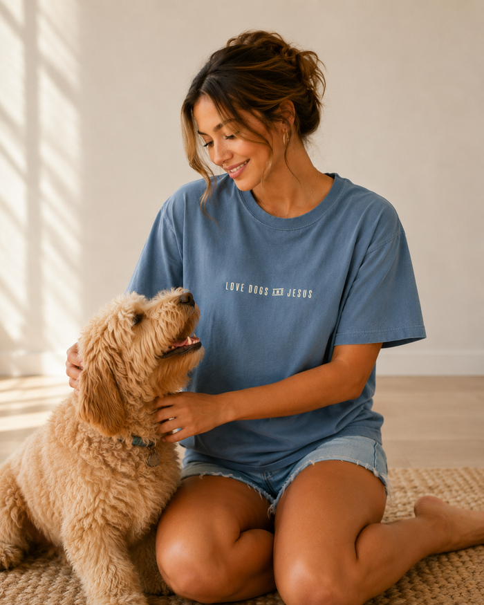 Love Dogs and Jesus Tee