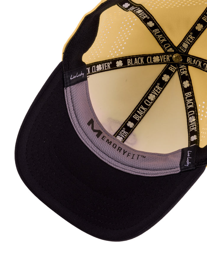 Lucky Heather Laser 3 Yellow Memory Fit Hat