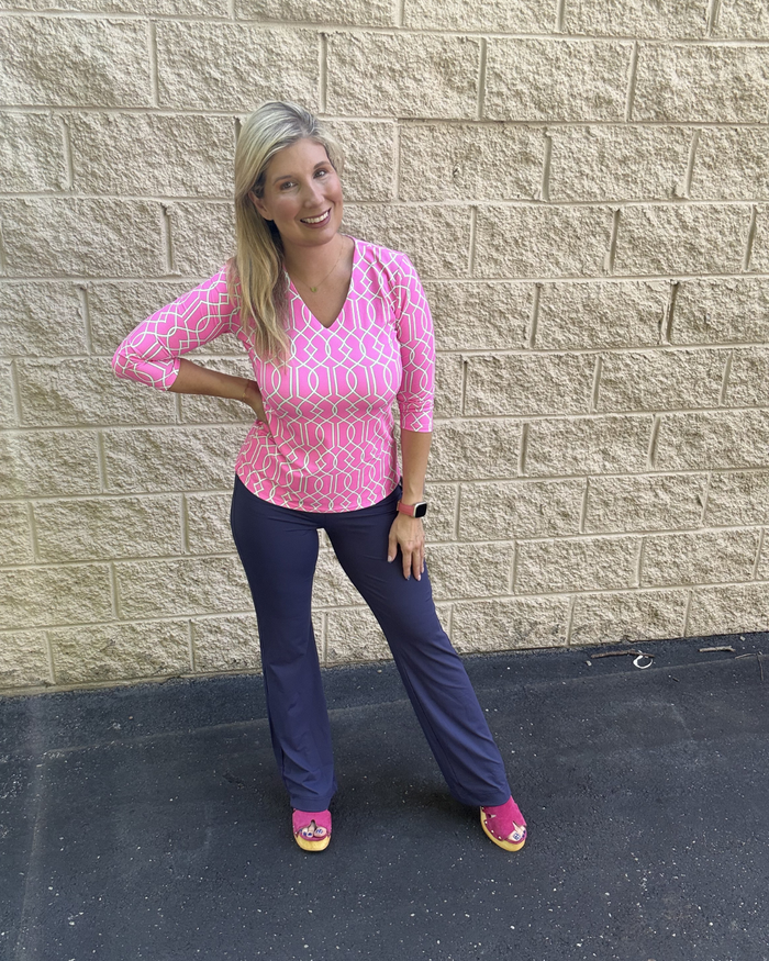 Lulu B Navy Palazzo Pant