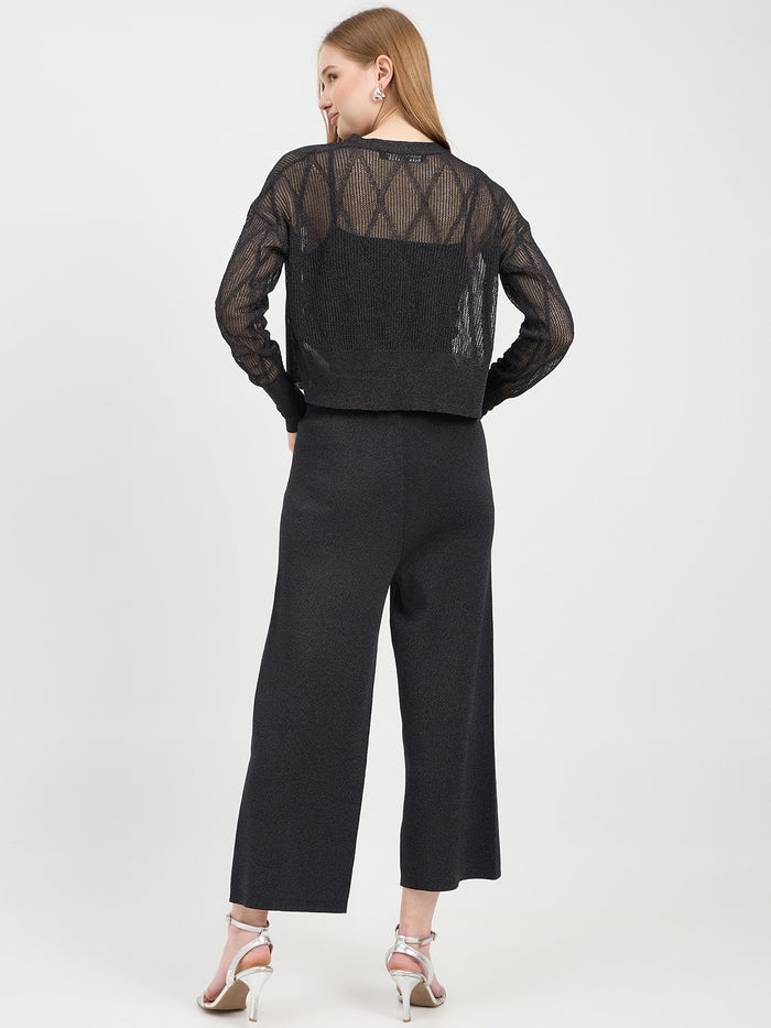 Madame Black Knit Co-ord Set