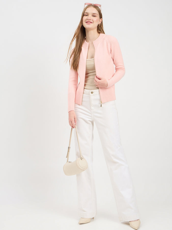 Madame Designer Peach Sweater