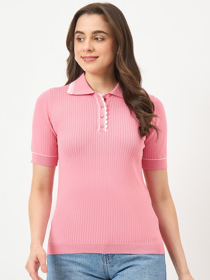 Madame Rose Viscose-Blend Knit Top