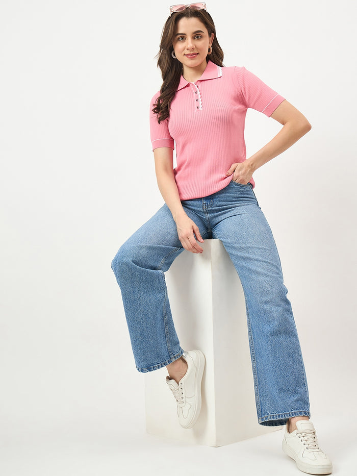 Madame Rose Viscose-Blend Knit Top