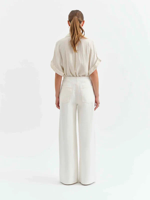 Madison Mid Rise Wide Leg