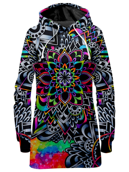 Mandala Vibez Hoodie Dress BrizBazaar Epic Hoodie