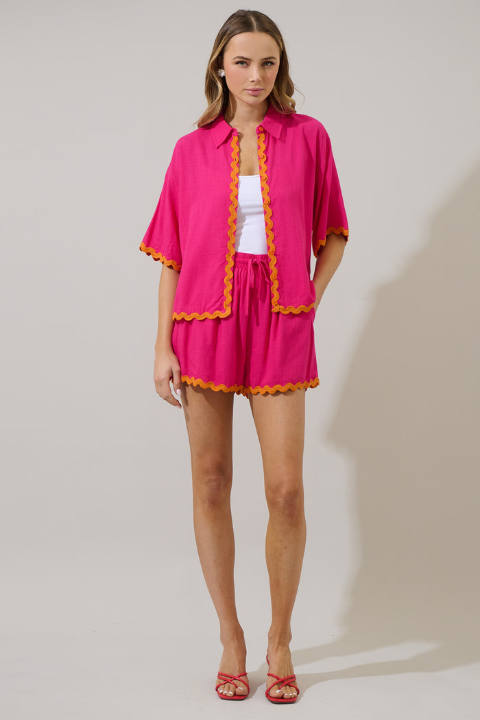 Marnie Linen Drawstring Shorts