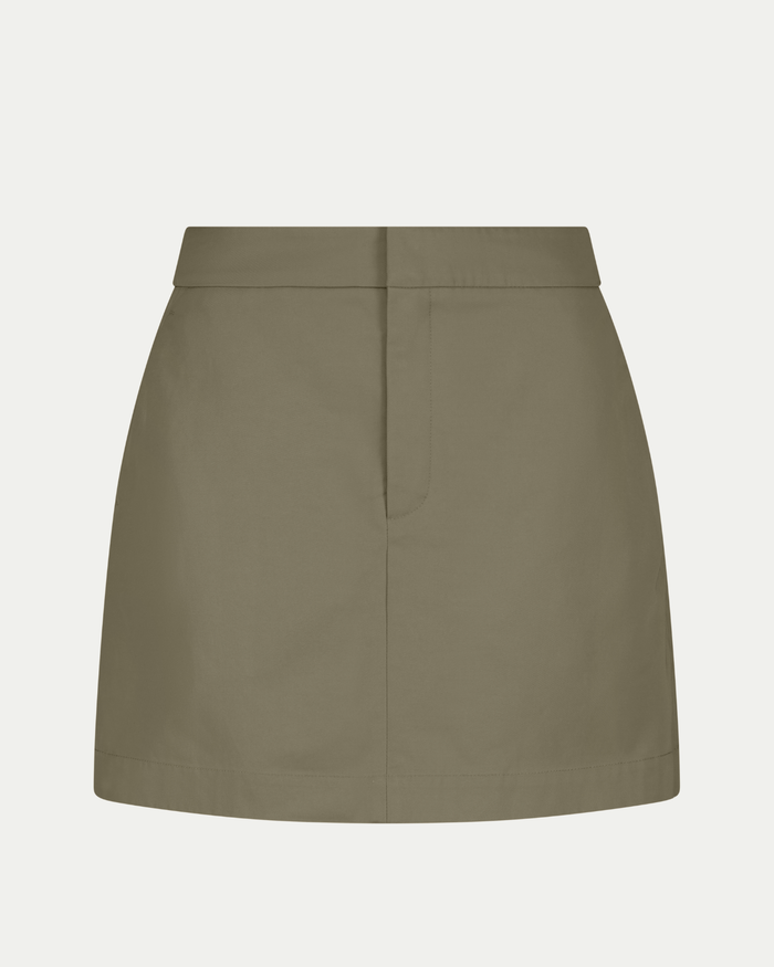 Mary Mini Skirt in Stone Sage