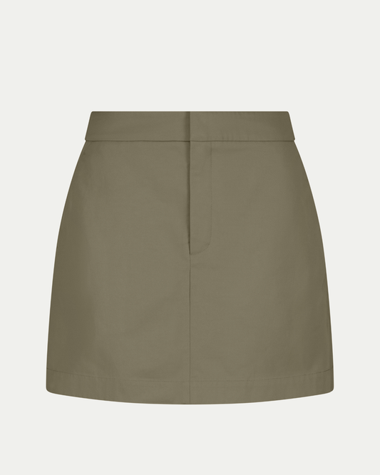 Mary Mini Skirt in Stone Sage
