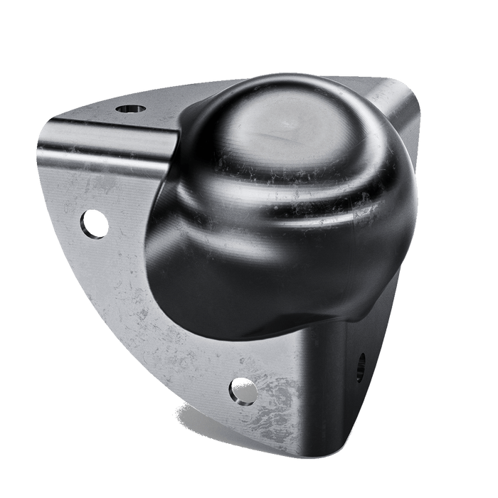 Render of Medium Ball Corner (6 mounting holes)
