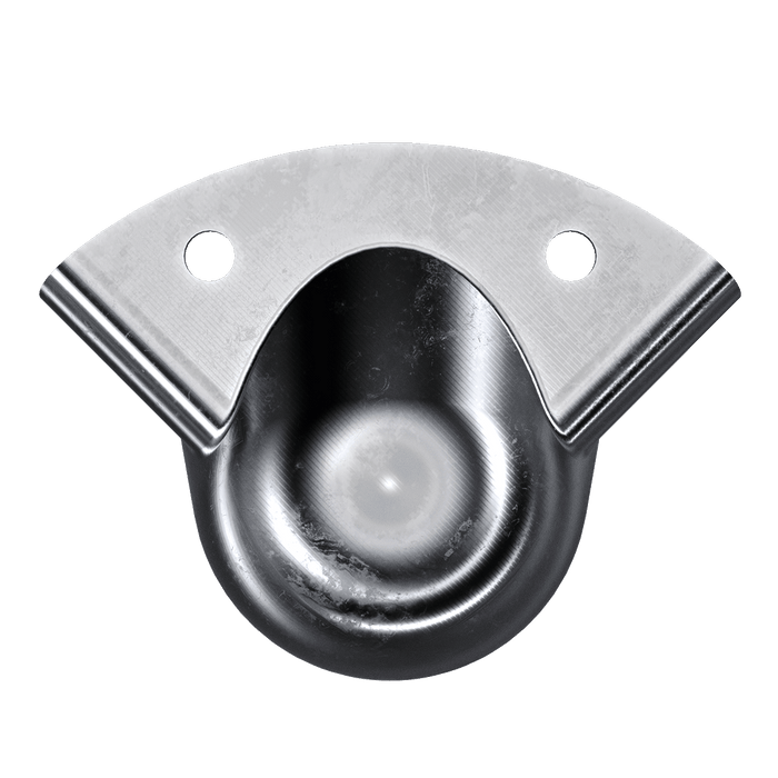 Medium Ball Corner (6 mounting holes), back view