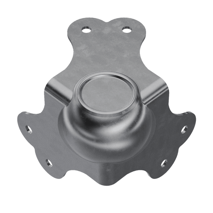 Medium Duty Stacking Ball Corner, Front View