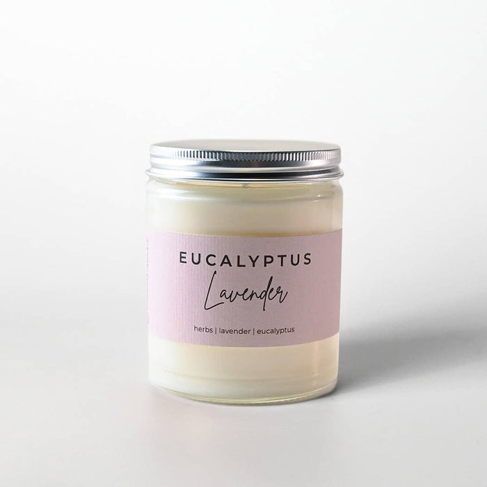 Milkhouse Candle Company - Eucalyptus Lavender | 7 oz Classic Statement Candle