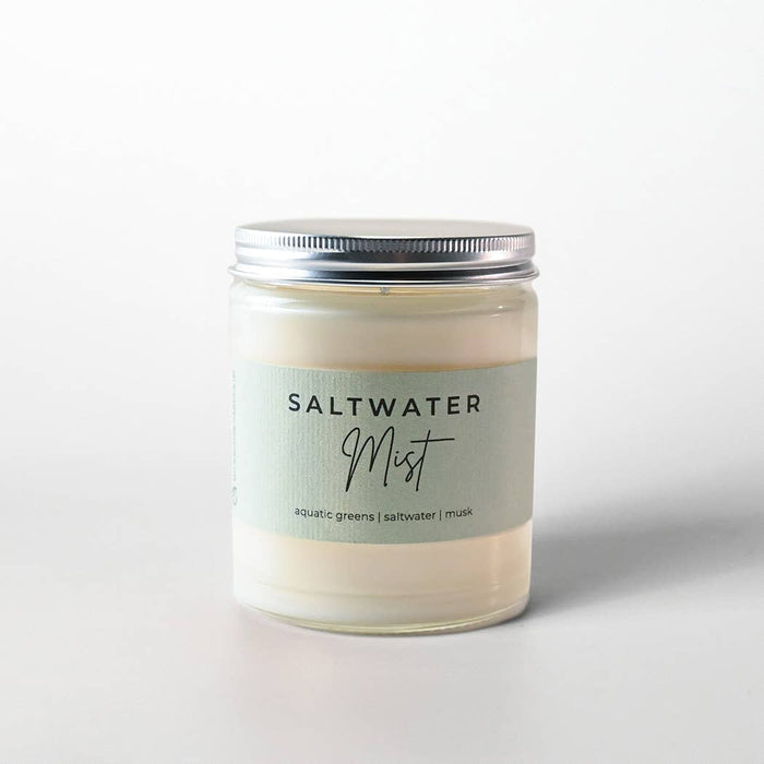Milkhouse Candle Company - Saltwater Mist | 7 oz Classic Statement Candle