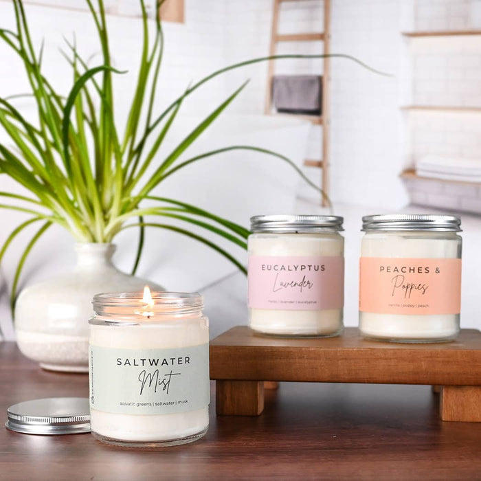 Milkhouse Candle Company - Saltwater Mist | 7 oz Classic Statement Candle