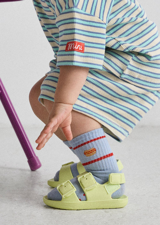 Mini Hot Dog Sock - Blue