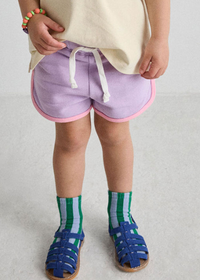 Mini Striped Sock - Green/Blue