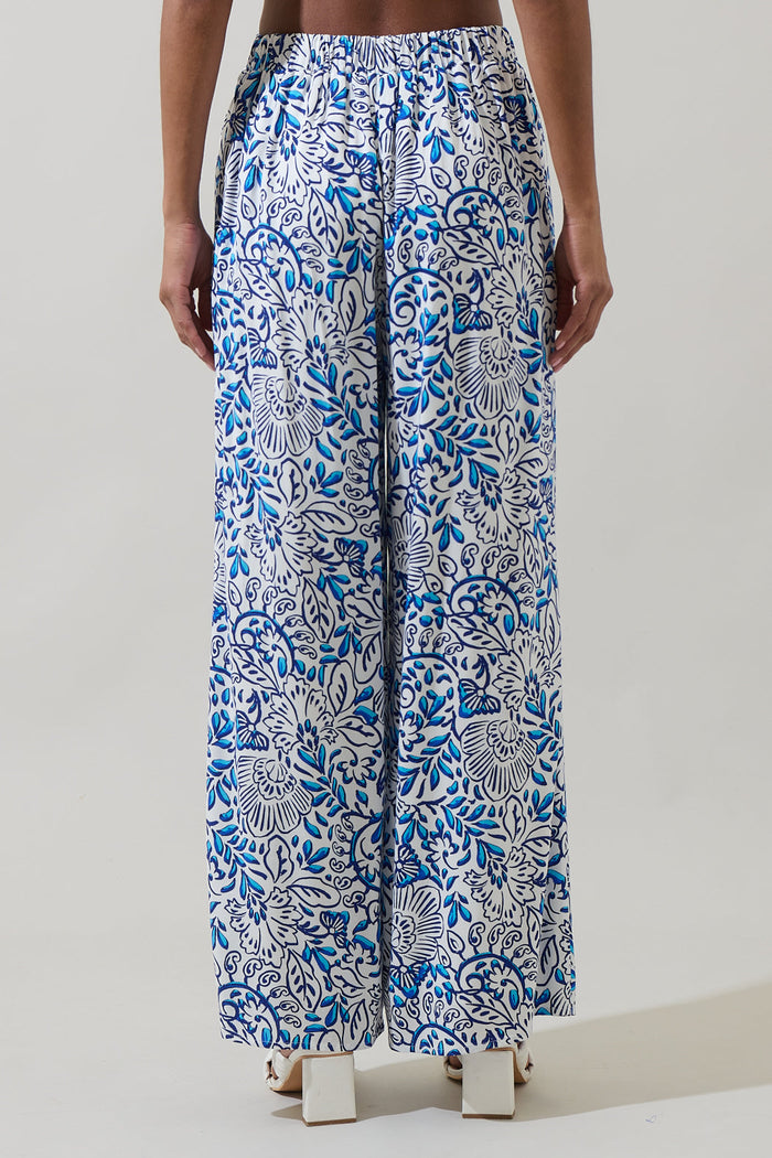 Mize Floral Elena Wide Leg Pants