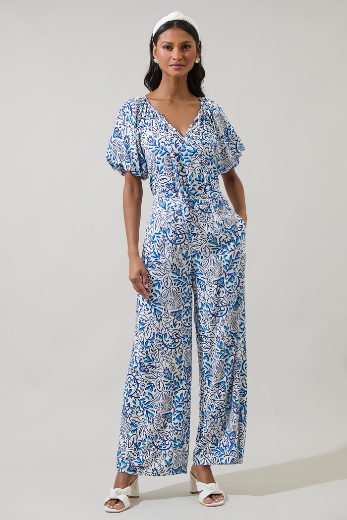 Mize Floral Elena Wide Leg Pants